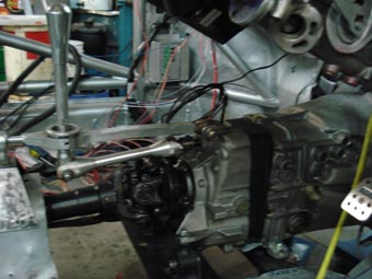 To adress transmission outputs, installation of front mounted gearbox and Alfa Sei Diff