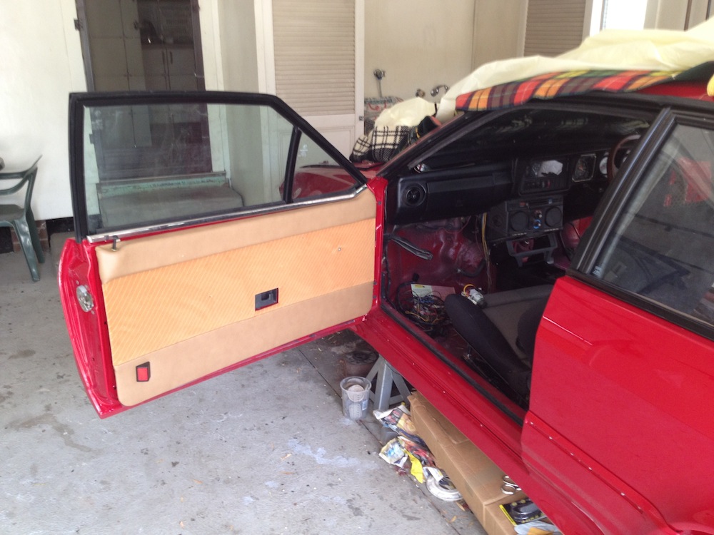 Re Trimmed door cards- test fit (ok I got excited- I'll wait till the end to fit these!)