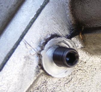 I used hex plugs in all the holes where studs were removed.