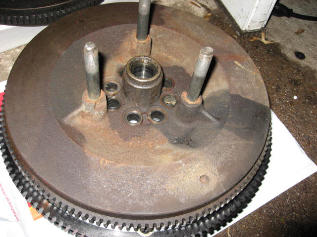 gtv6 flywheel ontop of 300zx fidanza wheel