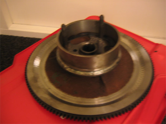 lightened flywheel and front giubio cage
