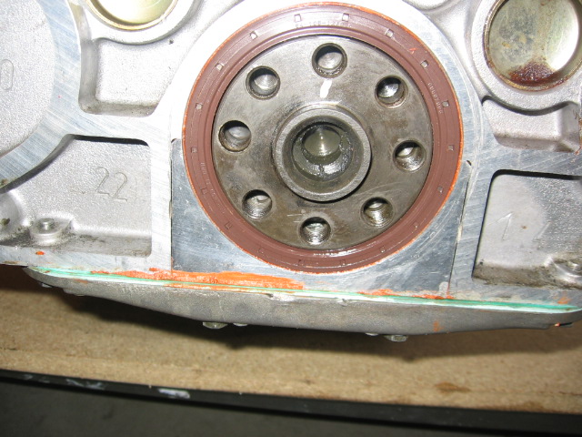 two of the crank holes are closer together so you can't screw up flywheel mounting