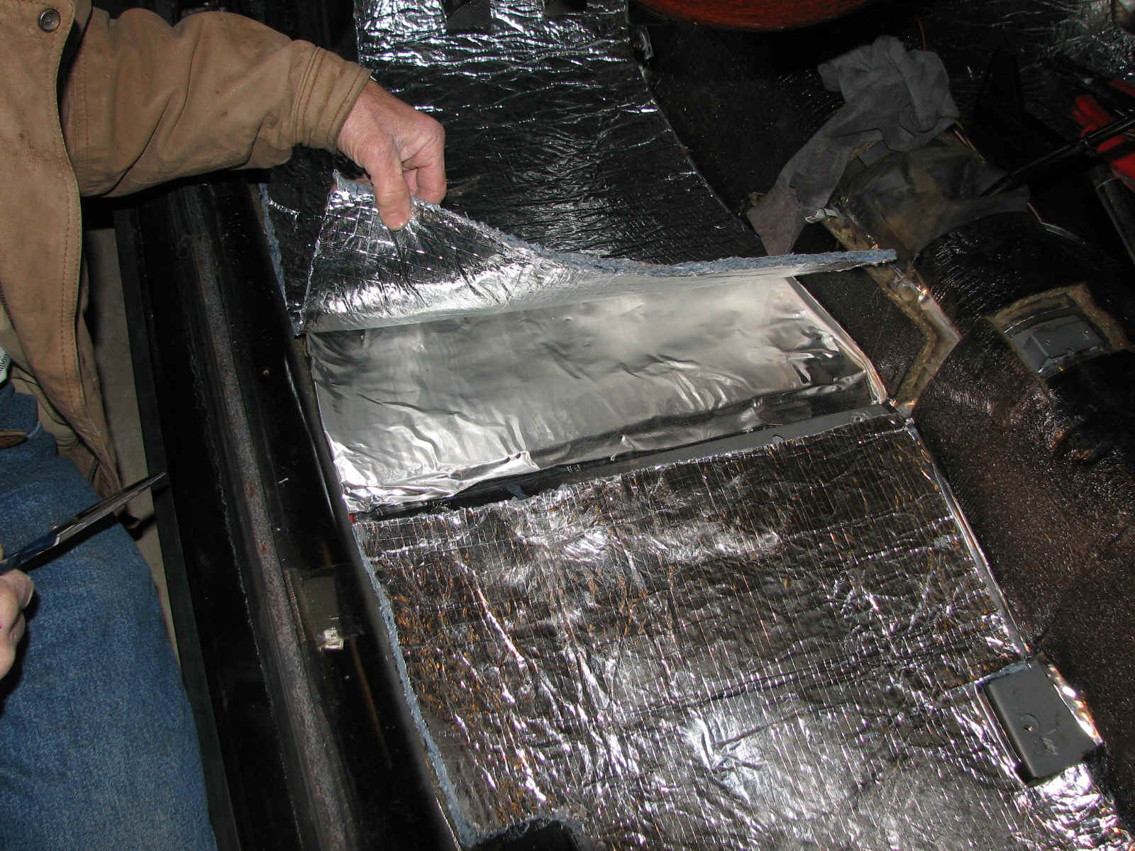 There are multiple layers of very high quality insulation in this car. Some of the layers are actually called &amp;quot;sound deadener&amp;quot;. I suspect this stuff will eliminate all road noise comming through the floor.