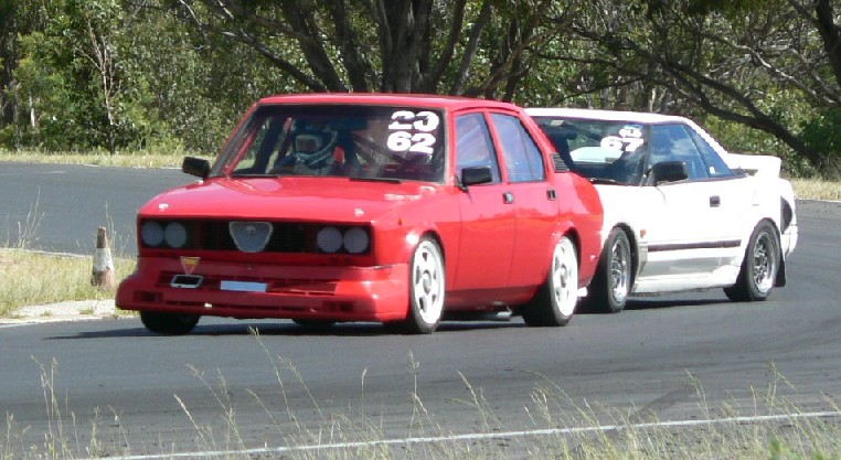 More action - rice sideways, alfa stable as ever