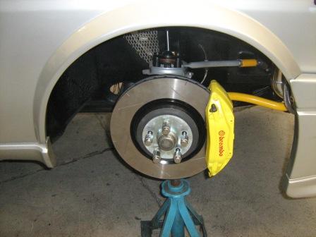 166 front brakes on alfetta sedan