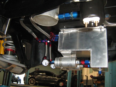 surge tank setup to go with tank in the boot!