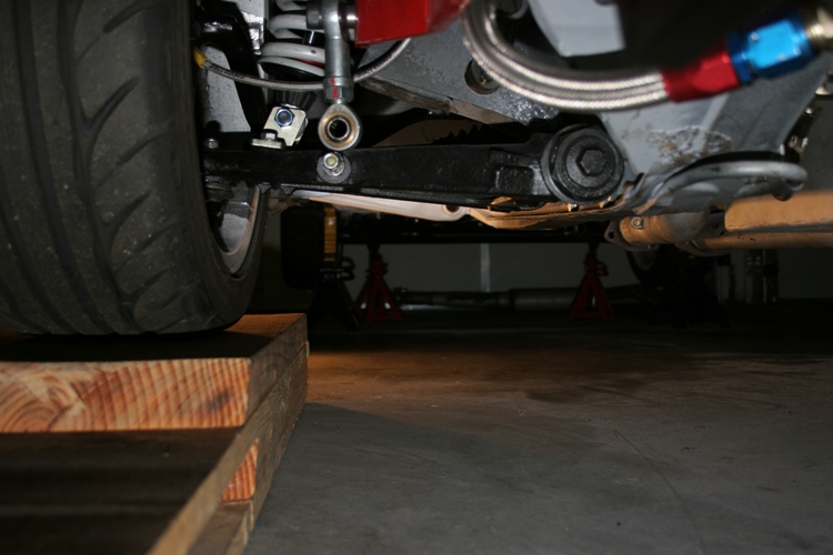 right side on the ground (with drop spindle)