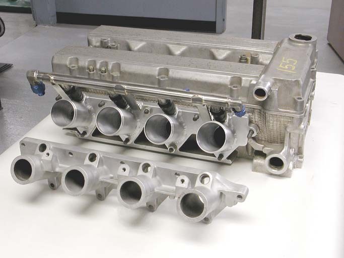 finished turbo manifold and comparison to stock 155?