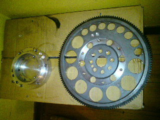 flywheel and adapter
