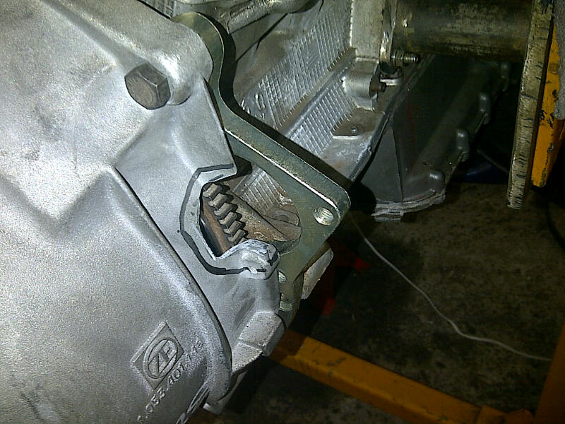 New hole required for Starter Motor