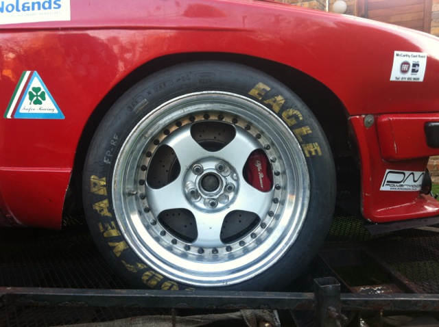 Rim with caliper and disk visible.